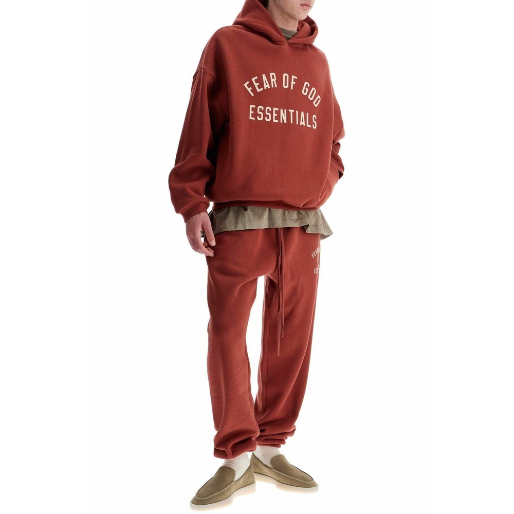 Fear of God Essentials Crimson Hoodie & Sweatpants Set XL NWT - Picture 5 of 7